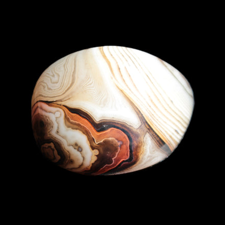 Crazy Lace Banded Agate from Madagascar 37*26mm 18.7g - Rocks and Things Store