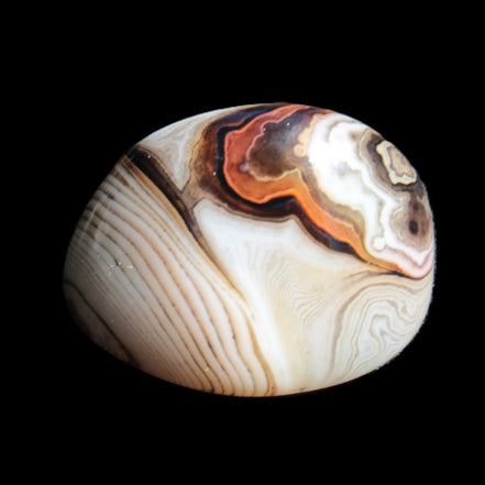 Crazy Lace Banded Agate from Madagascar 37*26mm 18.7g - Rocks and Things Store