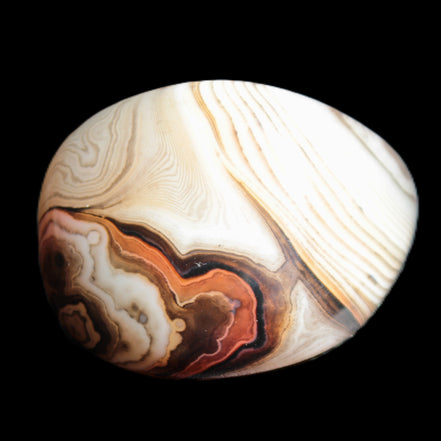 Crazy Lace Banded Agate from Madagascar 37*26mm 18.7g - Rocks and Things Store