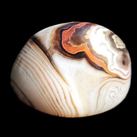 Crazy Lace Banded Agate from Madagascar 37*26mm 18.7g - Rocks and Things Store