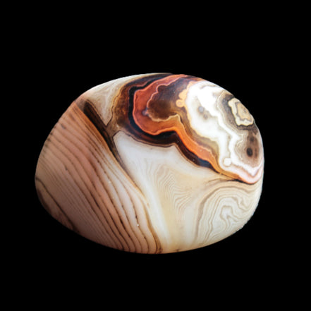 Crazy Lace Banded Agate from Madagascar 37*26mm 18.7g - Rocks and Things Store