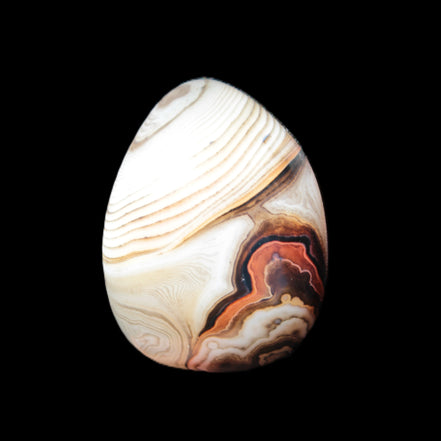 Crazy Lace Banded Agate from Madagascar 37*26mm 18.7g - Rocks and Things Store