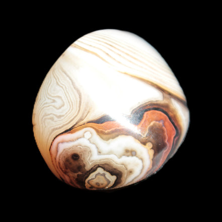 Crazy Lace Banded Agate from Madagascar 37*26mm 18.7g - Rocks and Things Store