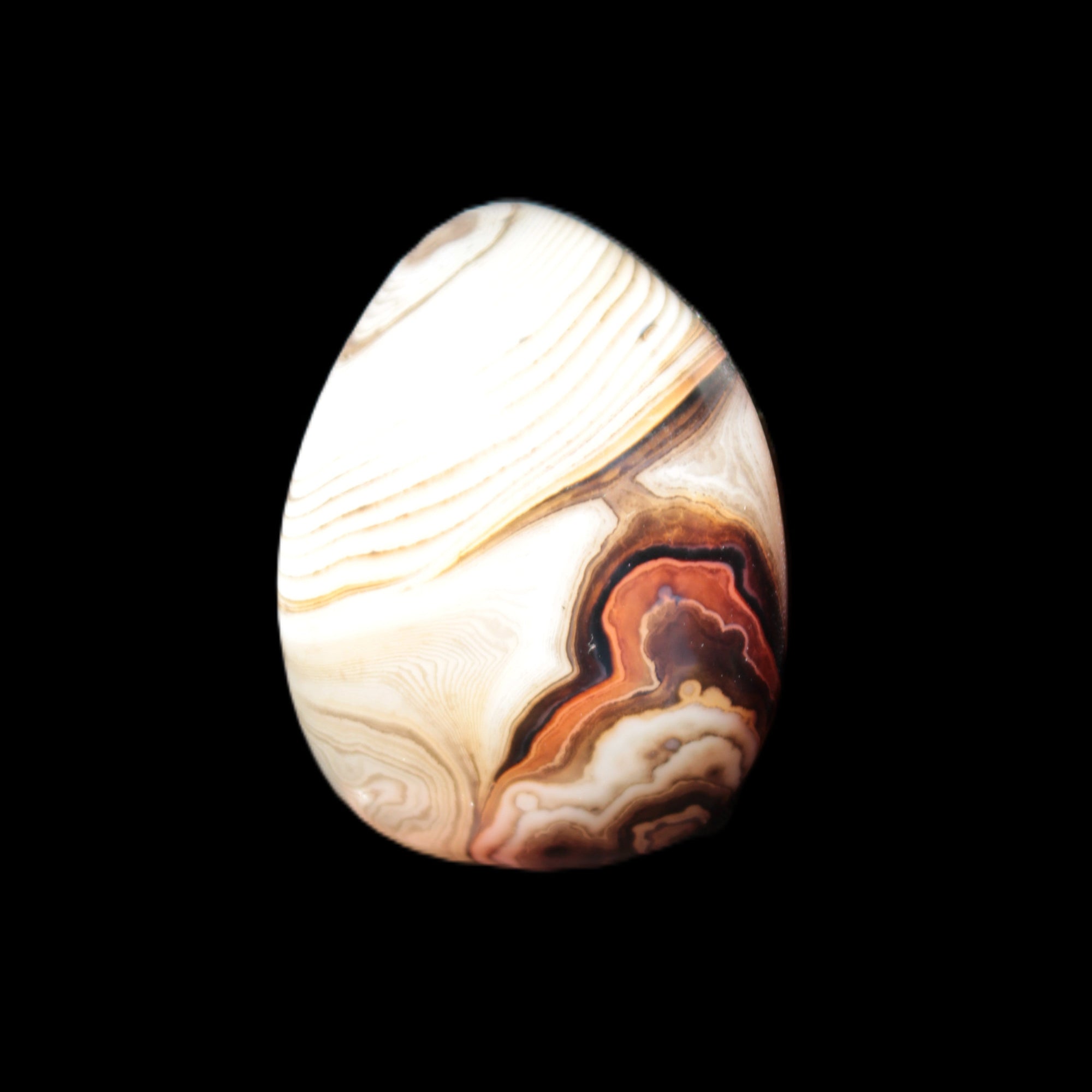 Crazy Lace Banded Agate from Madagascar 37*26mm 18.7g - Rocks and Things Store