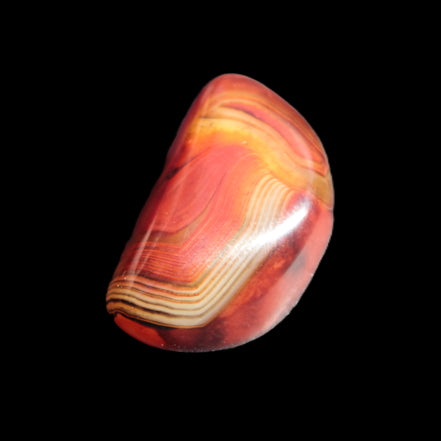 Crazy Lace Carnelian Banded Agate from Madagascar 30*24mm 25.8g