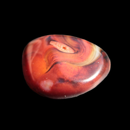 Crazy Lace Carnelian Banded Agate from Madagascar 30*24mm 25.8g