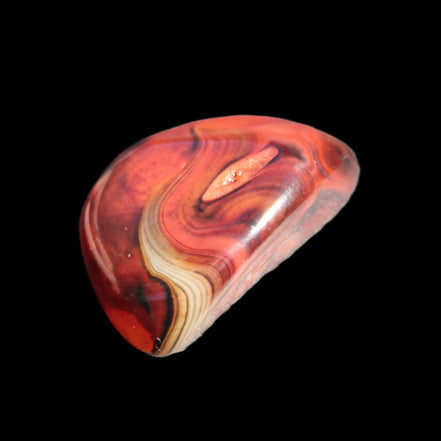 Crazy Lace Carnelian Banded Agate from Madagascar 30*24mm 25.8g