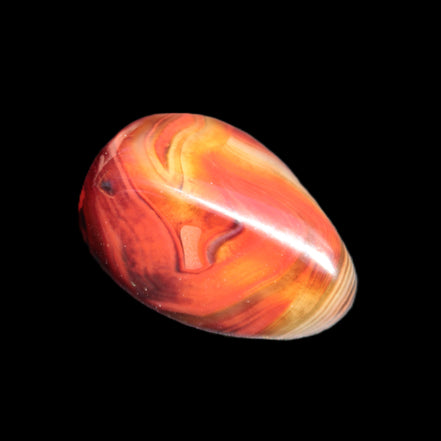 Crazy Lace Carnelian Banded Agate from Madagascar 30*24mm 25.8g - Rocks and Things Store