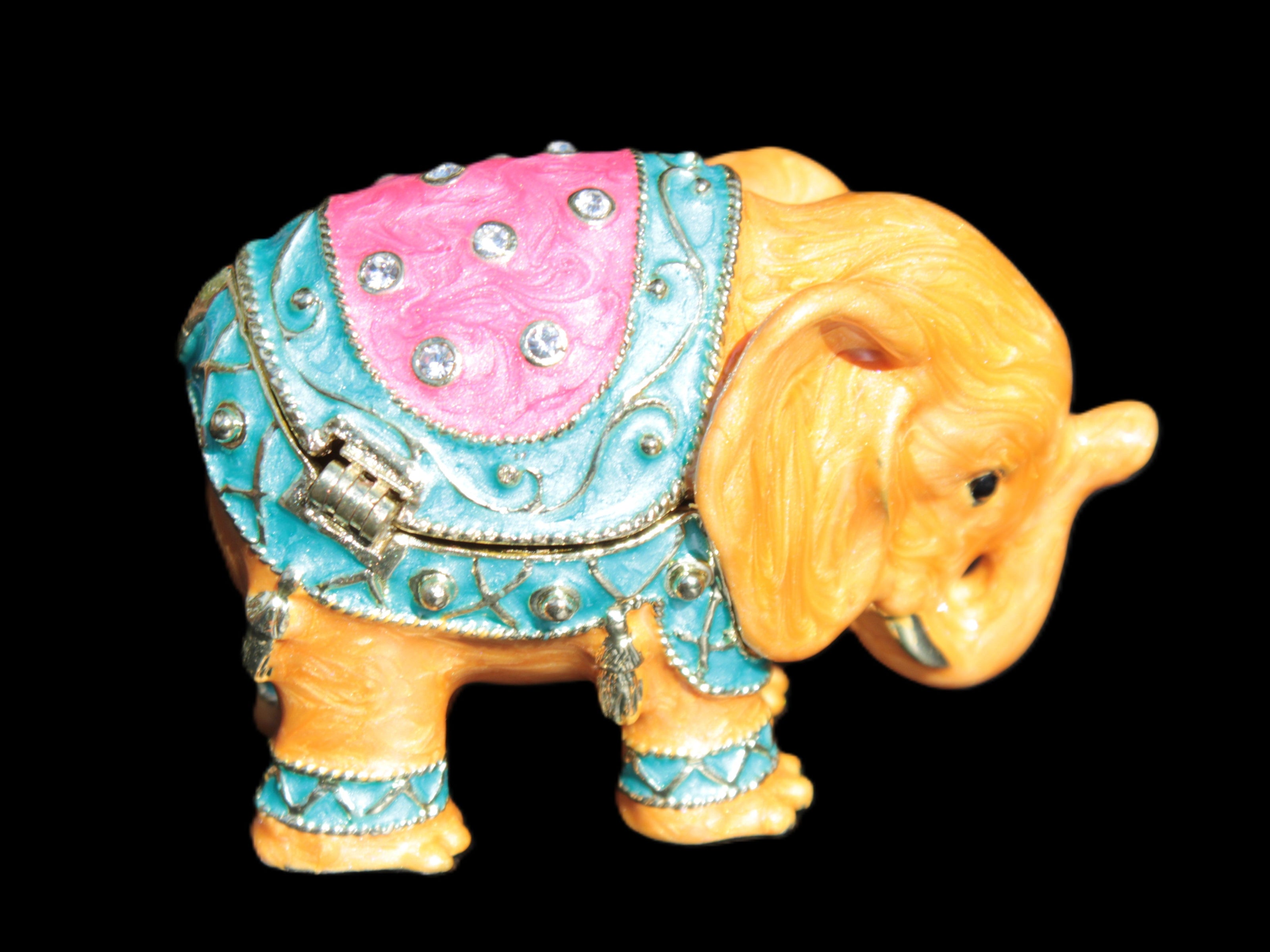 Elephant trinket box by Keren Kopal 16*14*26mm Rocks and Things Store
