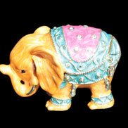 Elephant trinket box by Keren Kopal 16*14*26mm Rocks and Things Store