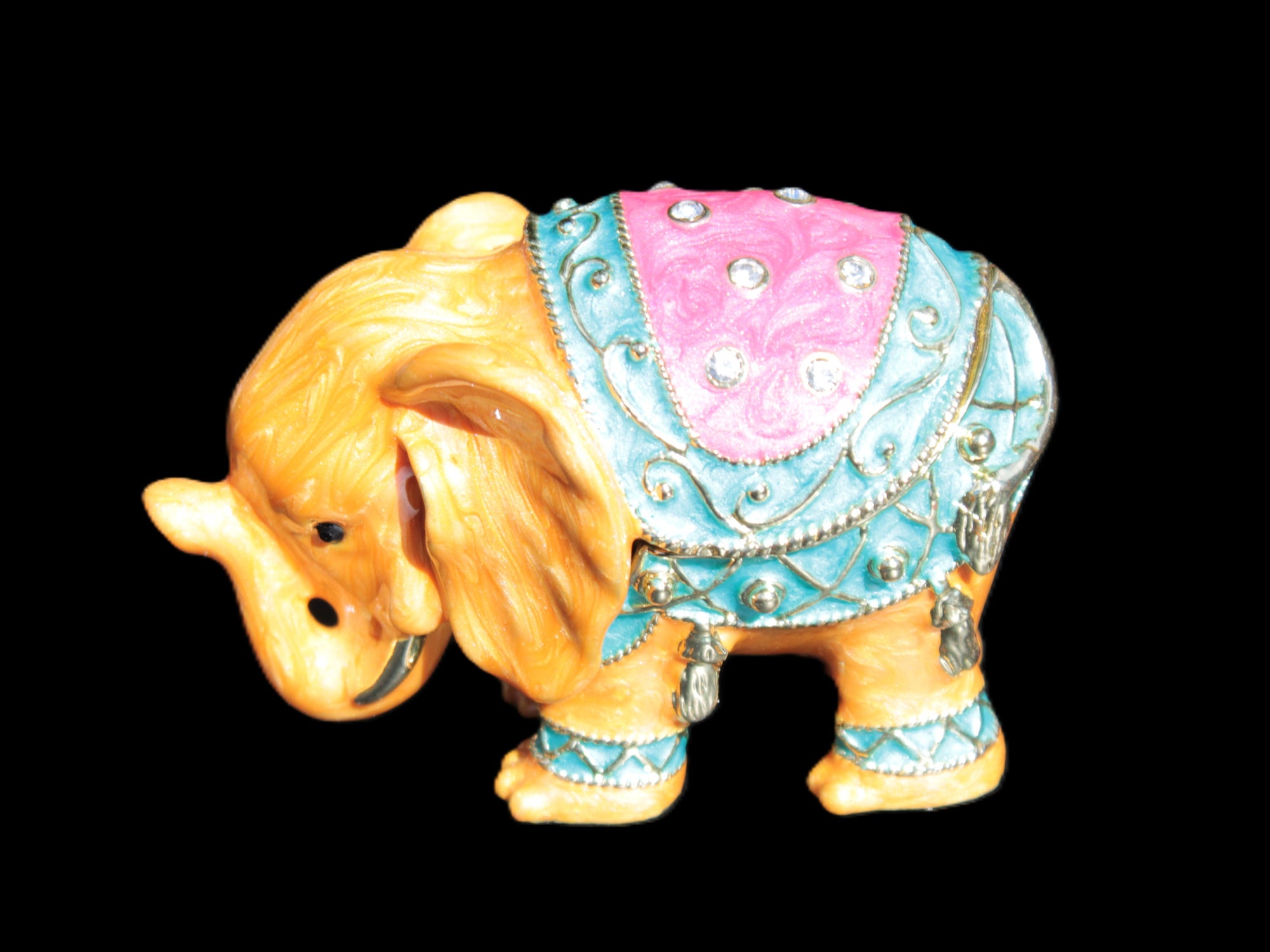 Elephant trinket box by Keren Kopal 16*14*26mm Rocks and Things Store