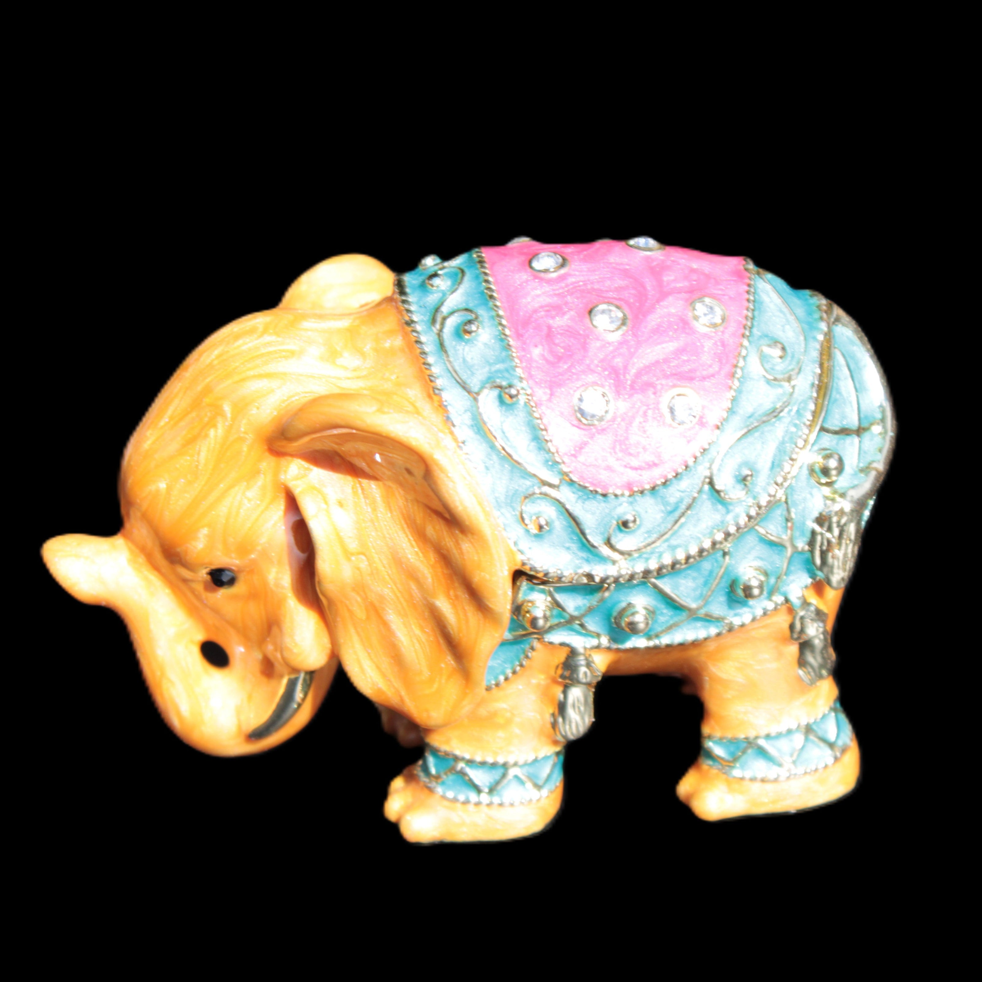 Elephant trinket box by Keren Kopal 16*14*26mm Rocks and Things Store