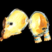 Elephant trinket box by Keren Kopal 16*14*26mm Rocks and Things Store