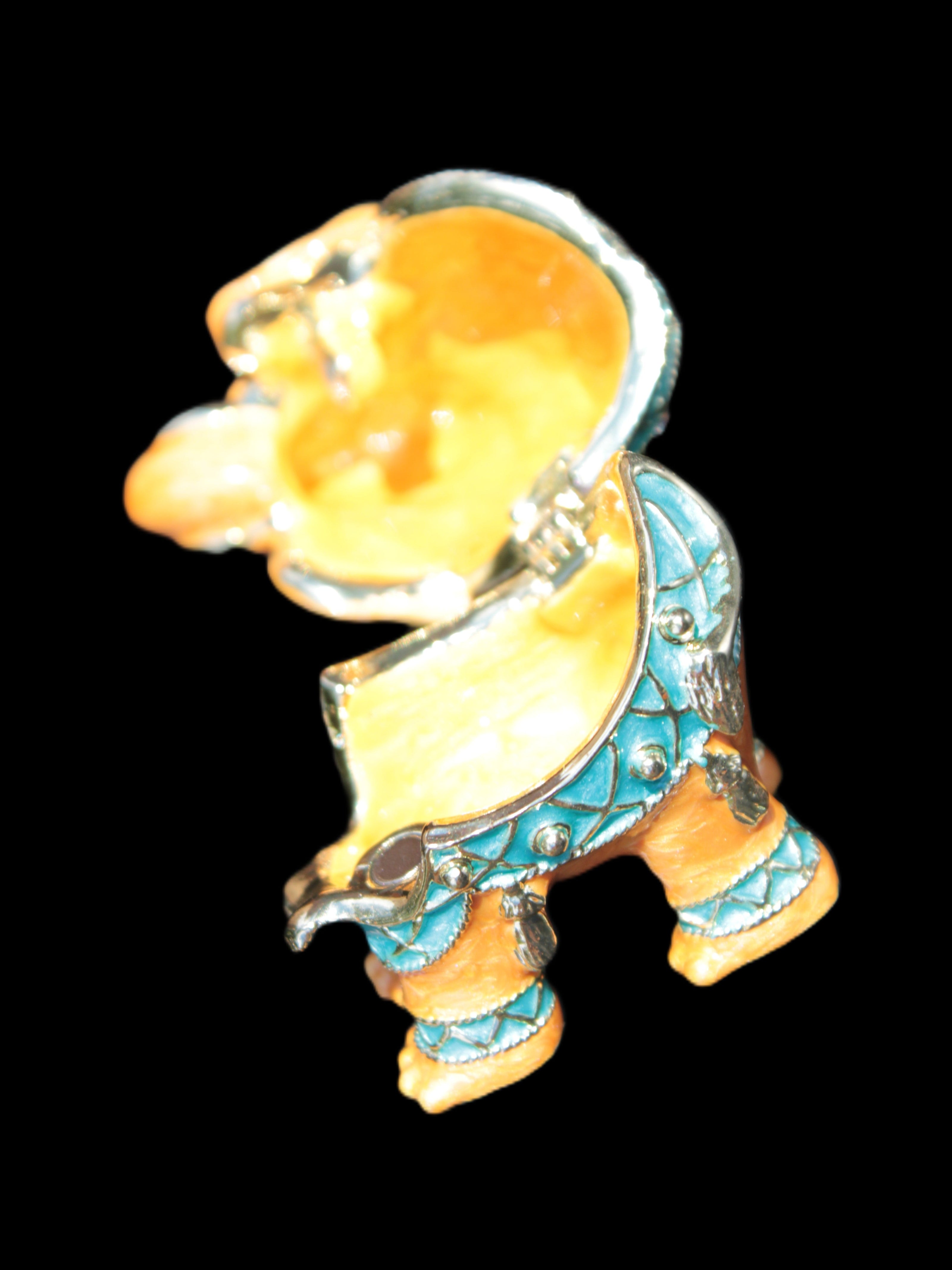 Elephant trinket box by Keren Kopal 16*14*26mm Rocks and Things Store