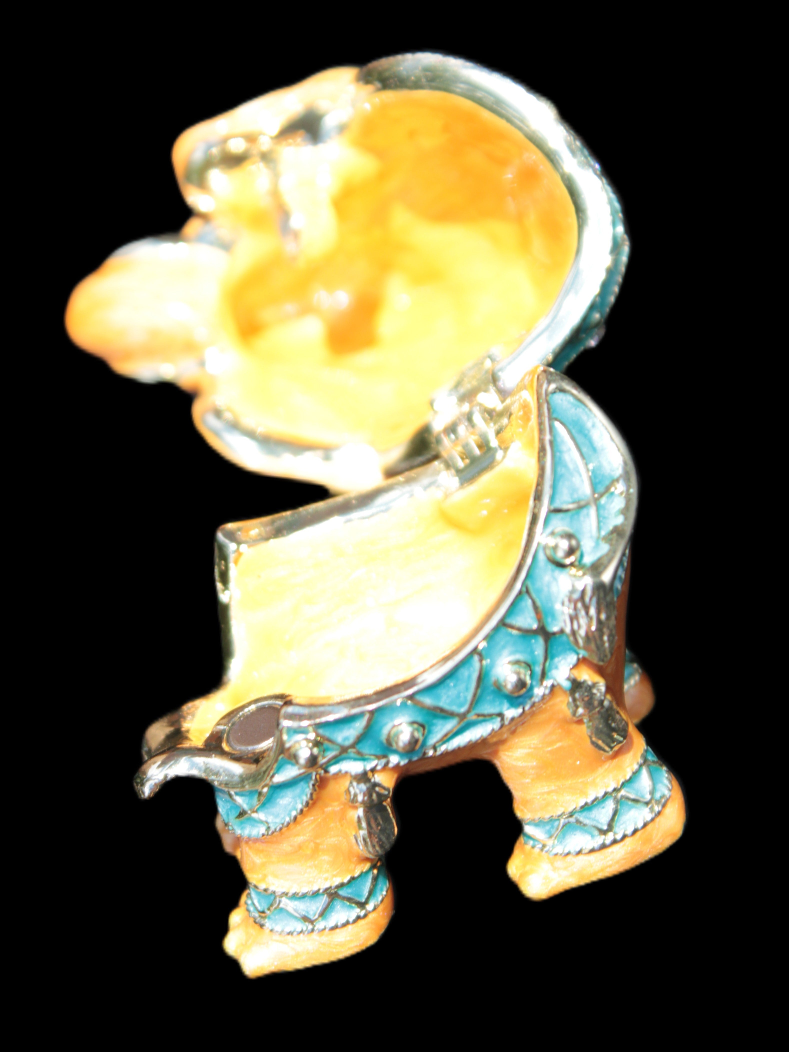 Elephant trinket box by Keren Kopal 16*14*26mm Rocks and Things Store