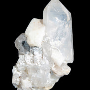 Quartz, Tourmaline, Feldspar cluster specimen 43mm 23.7g in sunlight - Rocks and Things Store