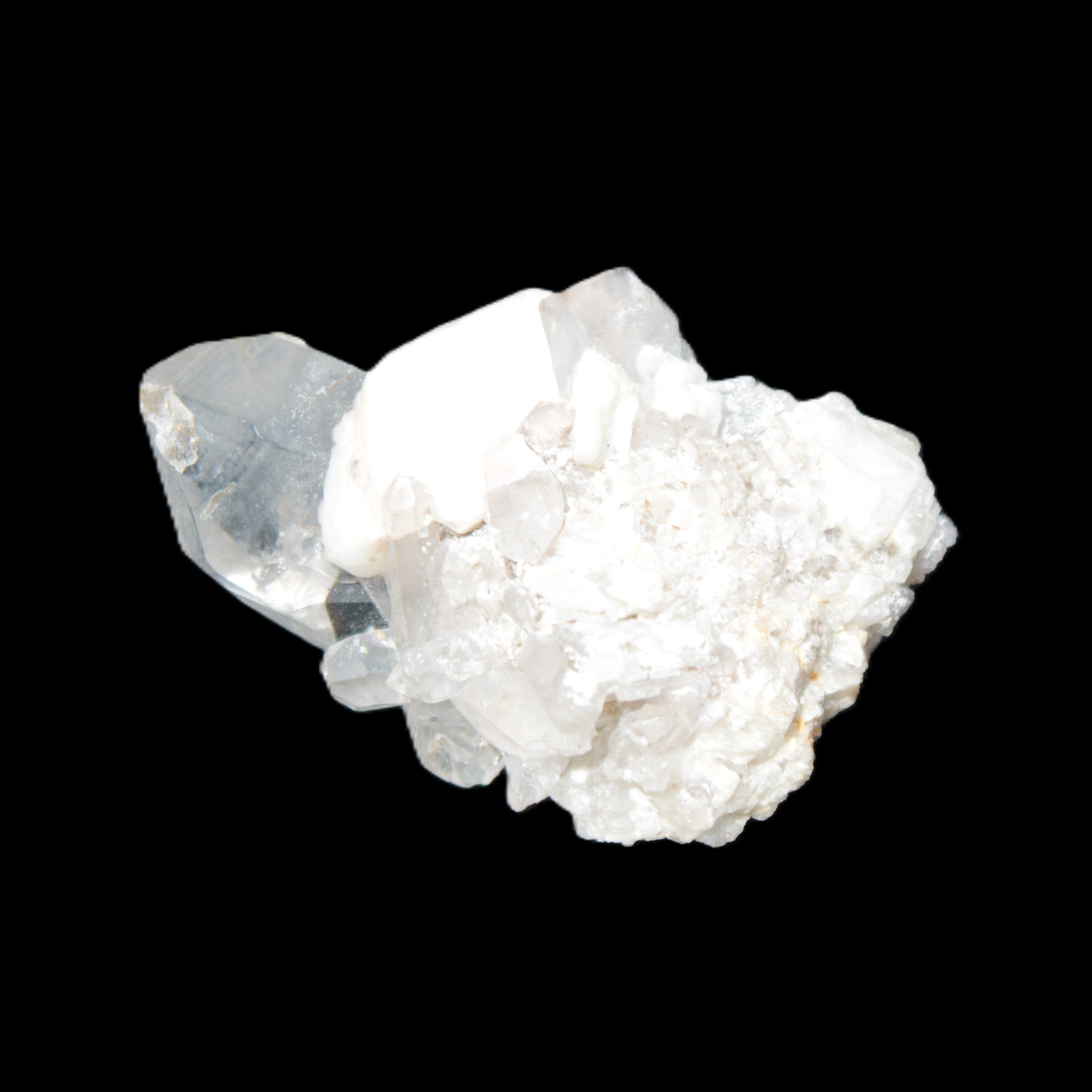 Quartz, Tourmaline, Feldspar cluster specimen 43mm 23.7g Rocks and Things Store