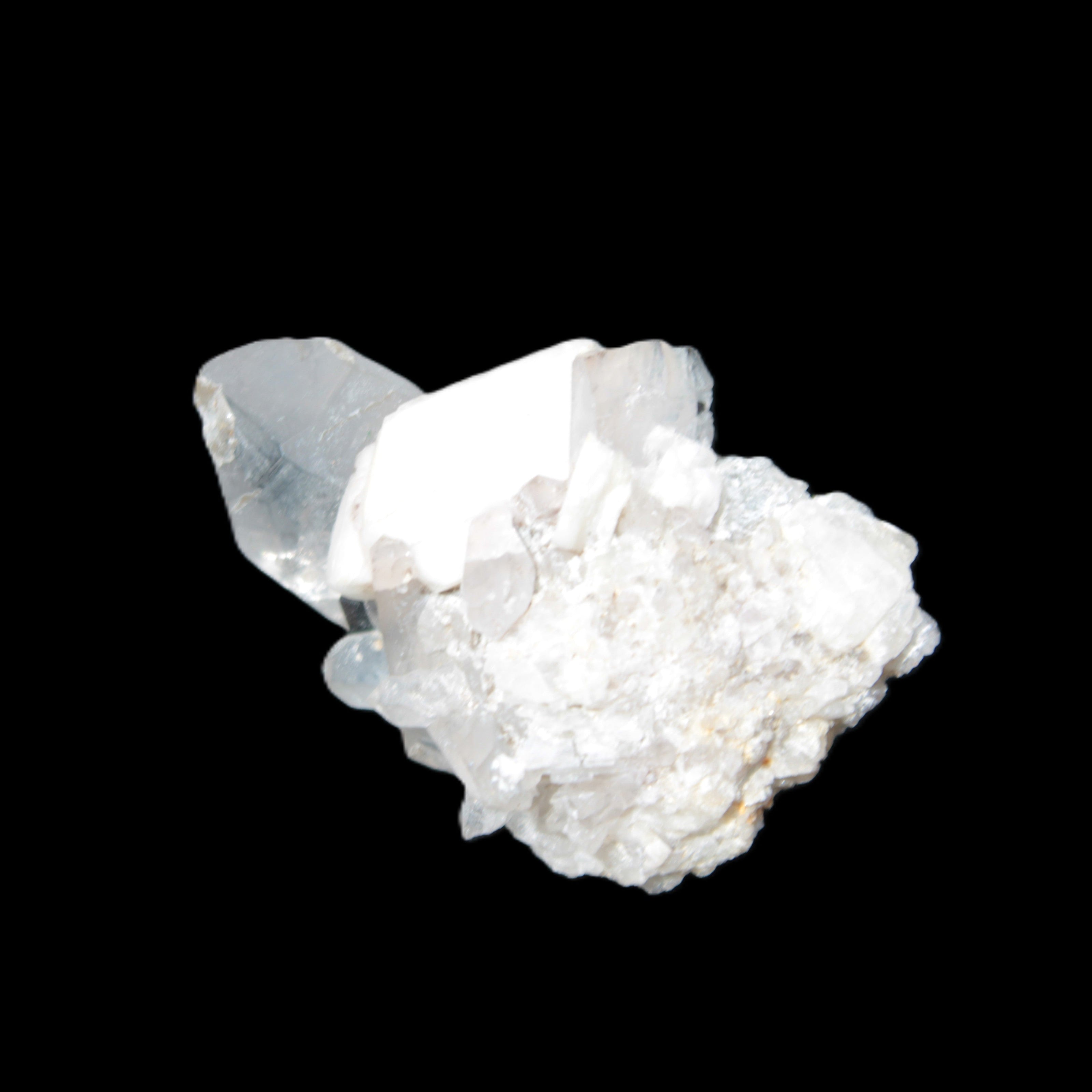 Quartz, Tourmaline, Feldspar cluster specimen 43mm 23.7g Rocks and Things Store