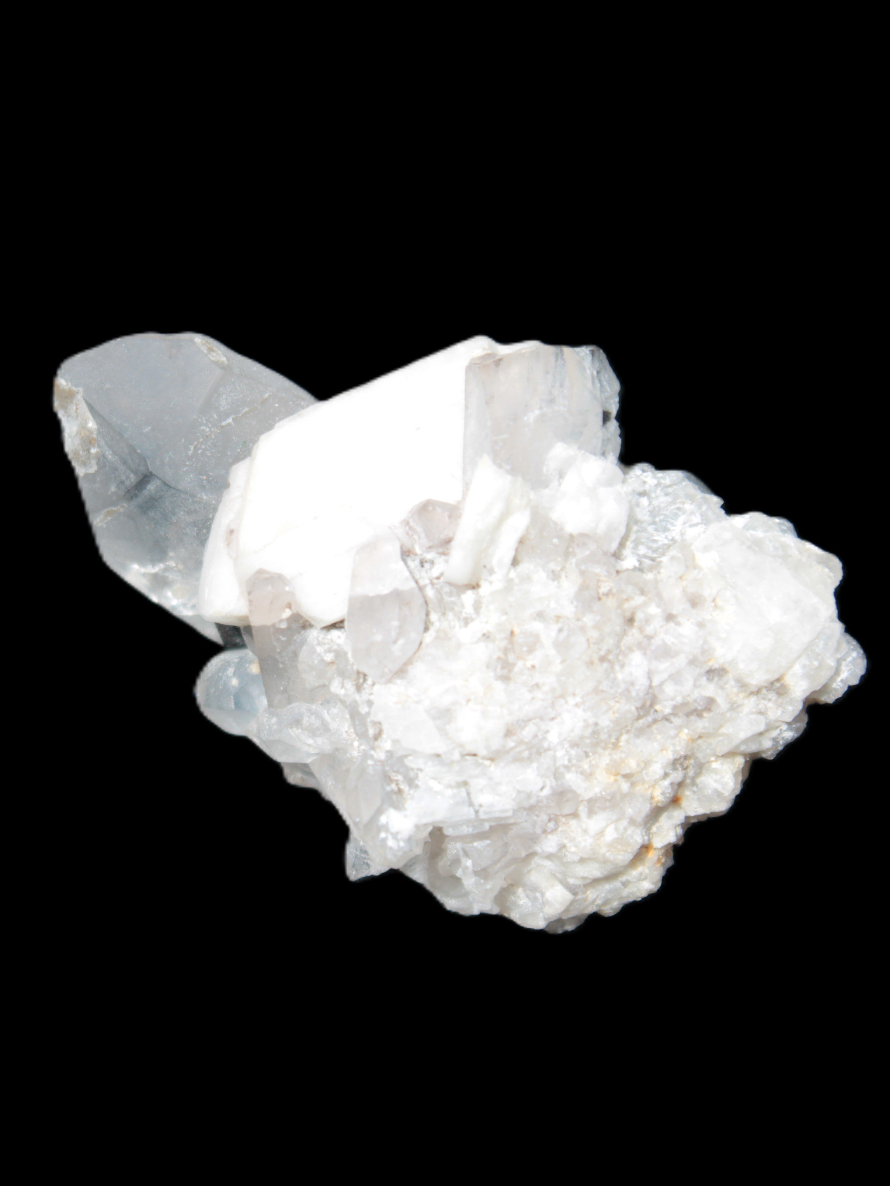 Quartz, Tourmaline, Feldspar cluster specimen 43mm 23.7g Rocks and Things Store