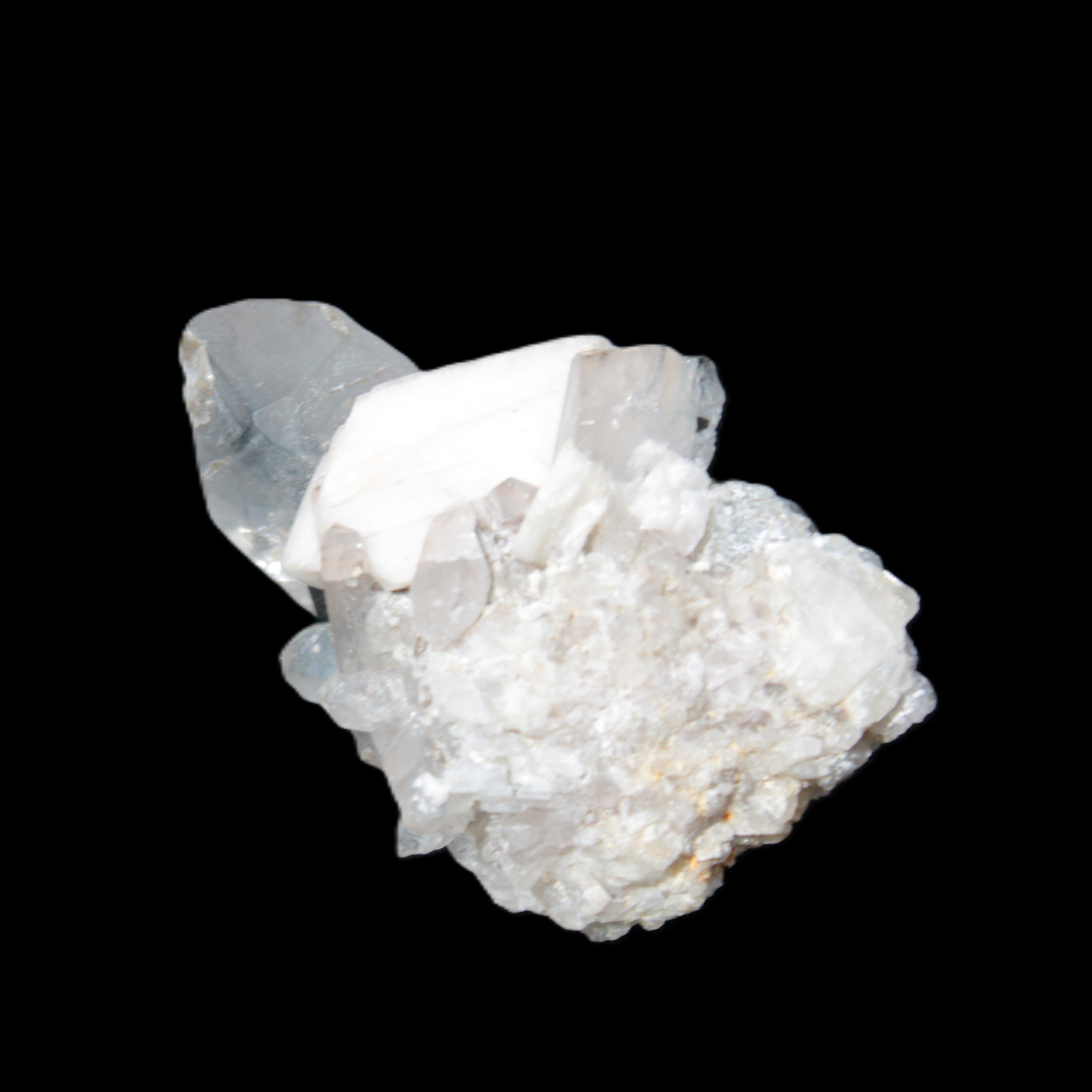 Quartz, Tourmaline, Feldspar cluster specimen 43mm 23.7g Rocks and Things Store