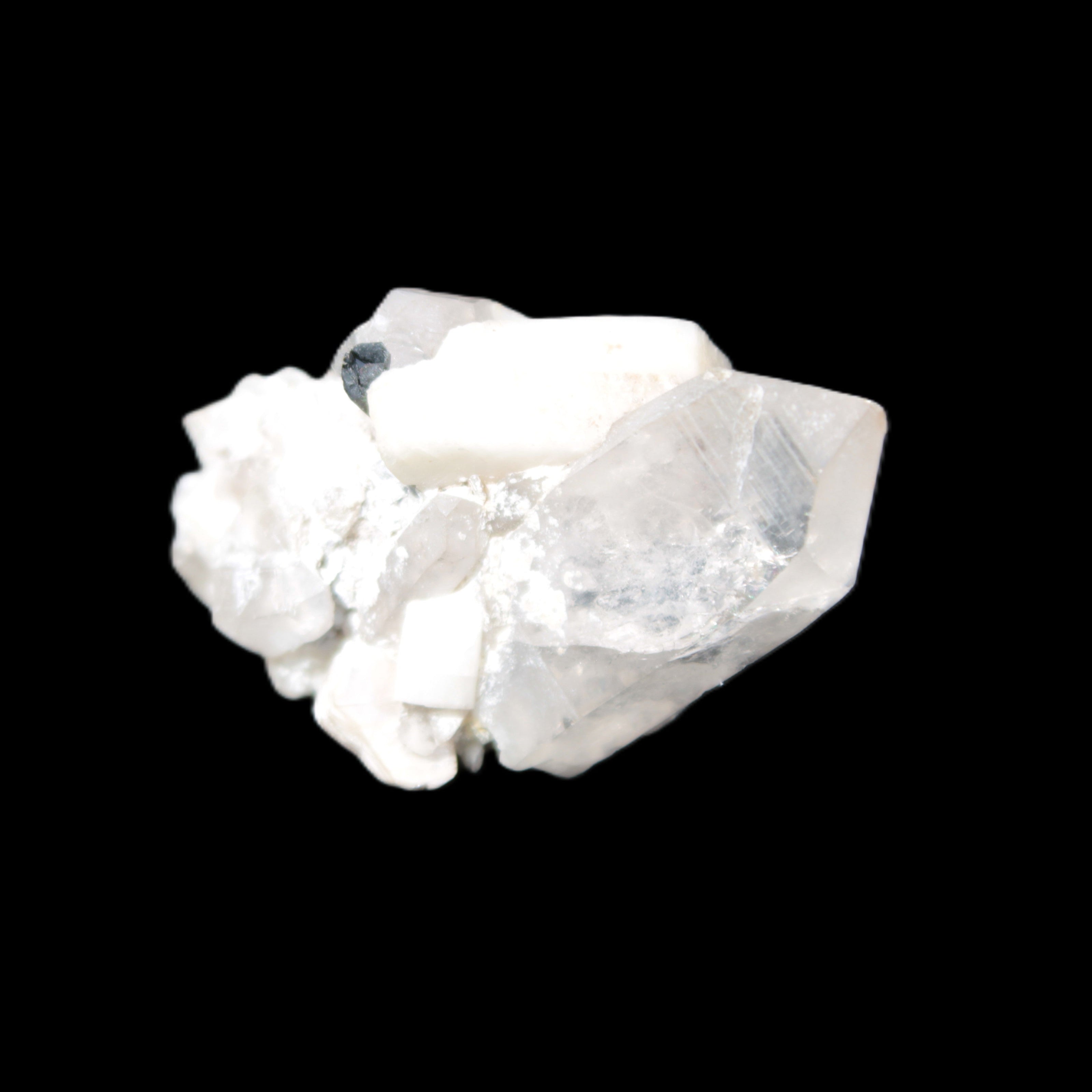 Quartz, Tourmaline, Feldspar cluster specimen 43mm 23.7g Rocks and Things Store