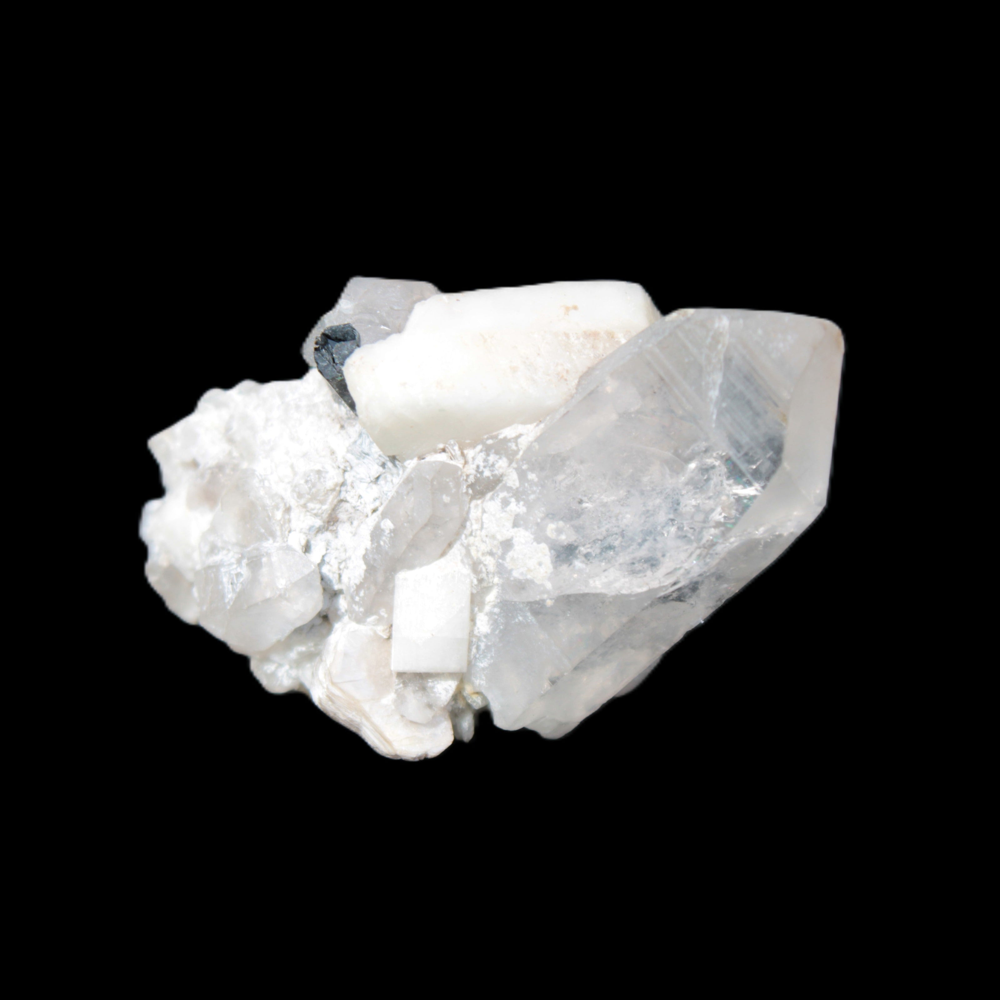 Quartz, Tourmaline, Feldspar cluster specimen 43mm 23.7g Rocks and Things Store