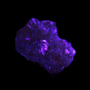 Citrine cluster 24*17mm 5.7g in UV light - Rocks and Things Store