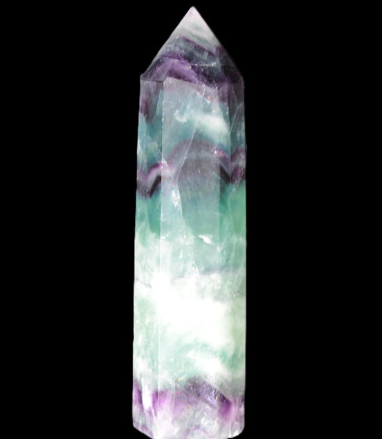 Colourful Fluorite obelisk 26*100mm 118.7g Rocks and Things Store