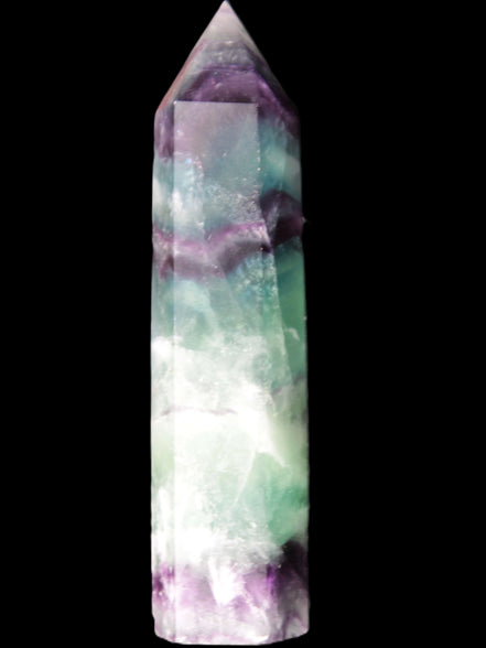Colourful Fluorite obelisk 26*100mm 118.7g Rocks and Things Store