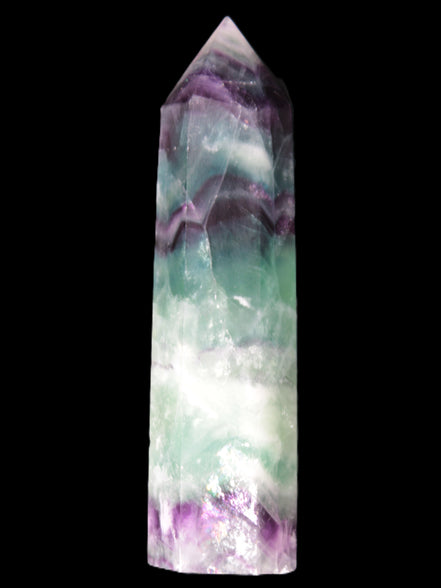 Colourful Fluorite obelisk 26*100mm 118.7g Rocks and Things Store