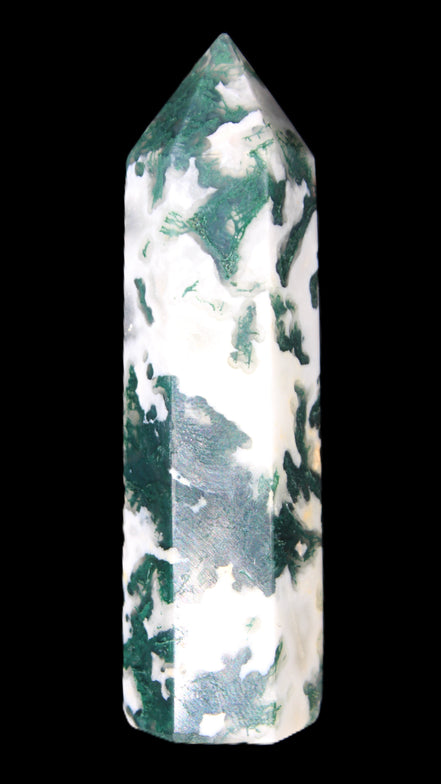 Moss Agate wand 85mm 76g Rocks and Things Store