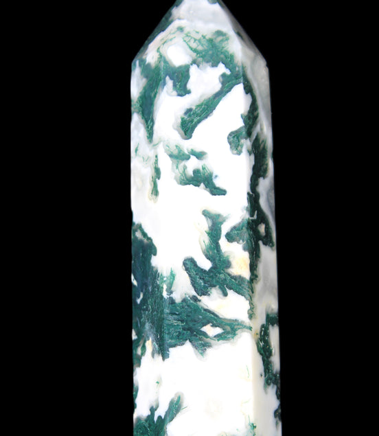 Moss Agate wand 85mm 76g Rocks and Things Store