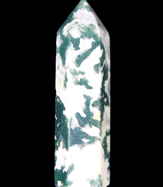 Moss Agate wand 85mm 76g Rocks and Things Store