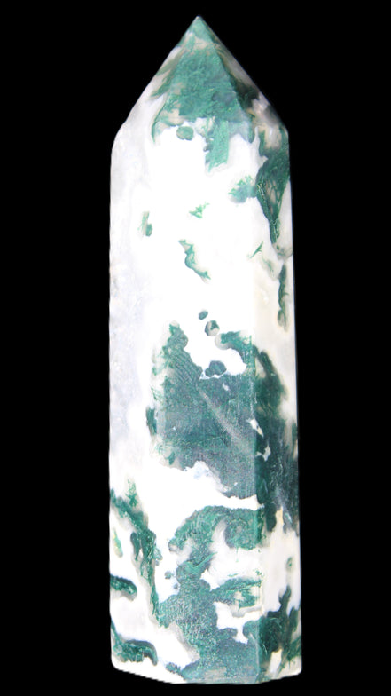 Moss Agate wand 85mm 76g Rocks and Things Store
