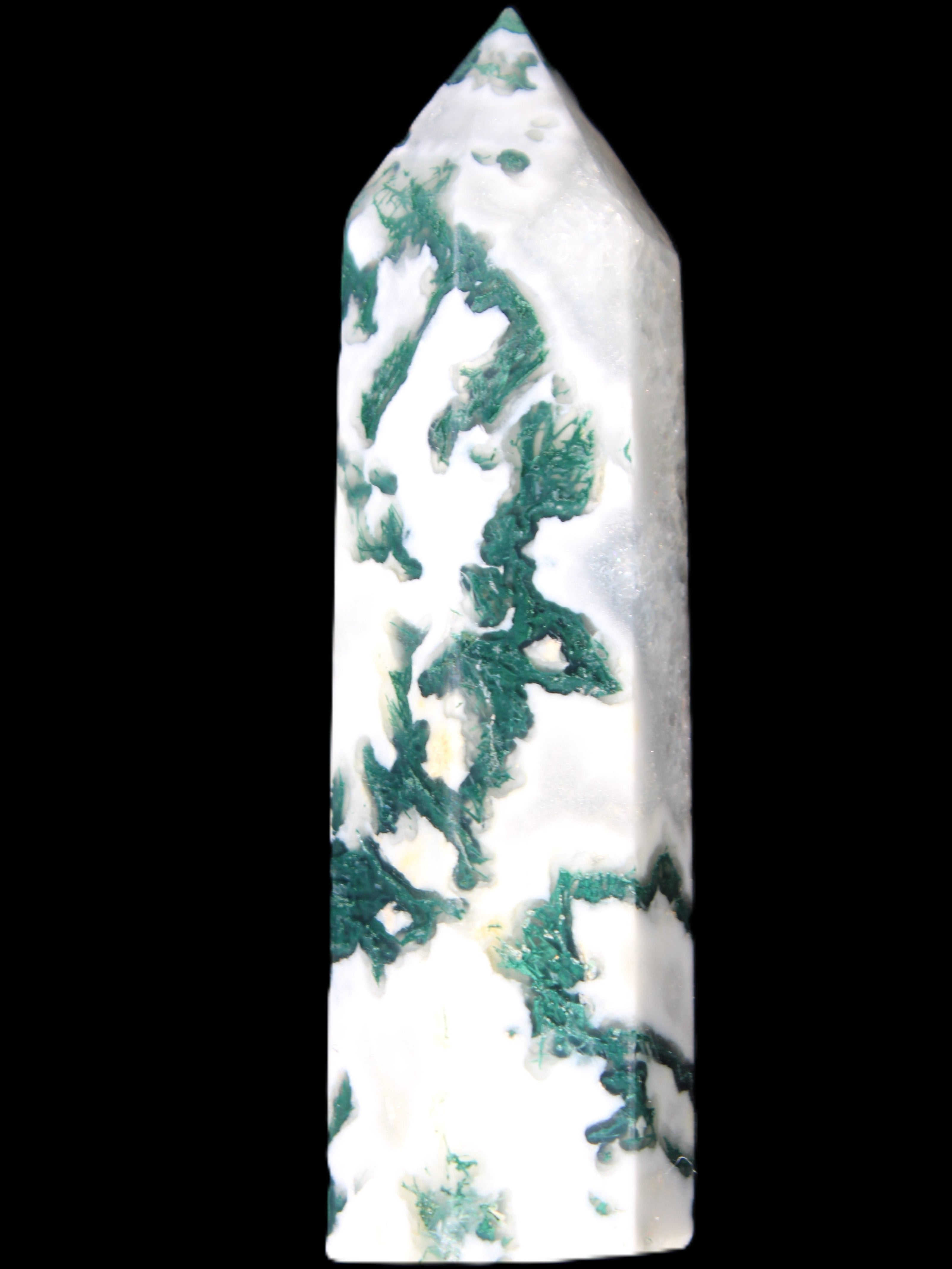 Moss Agate wand 85mm 76g Rocks and Things Store