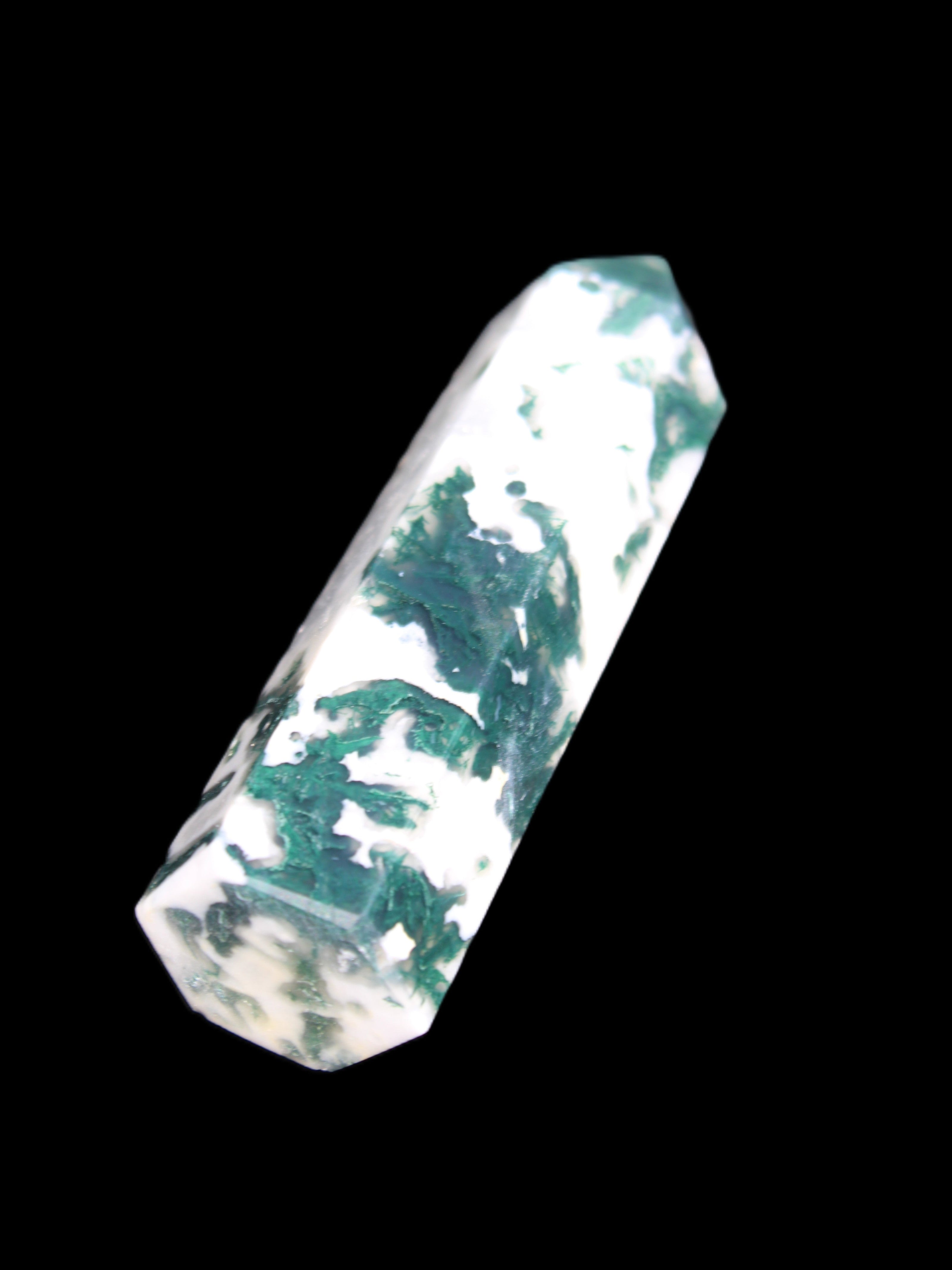 Moss Agate wand 85mm 76g Rocks and Things Store