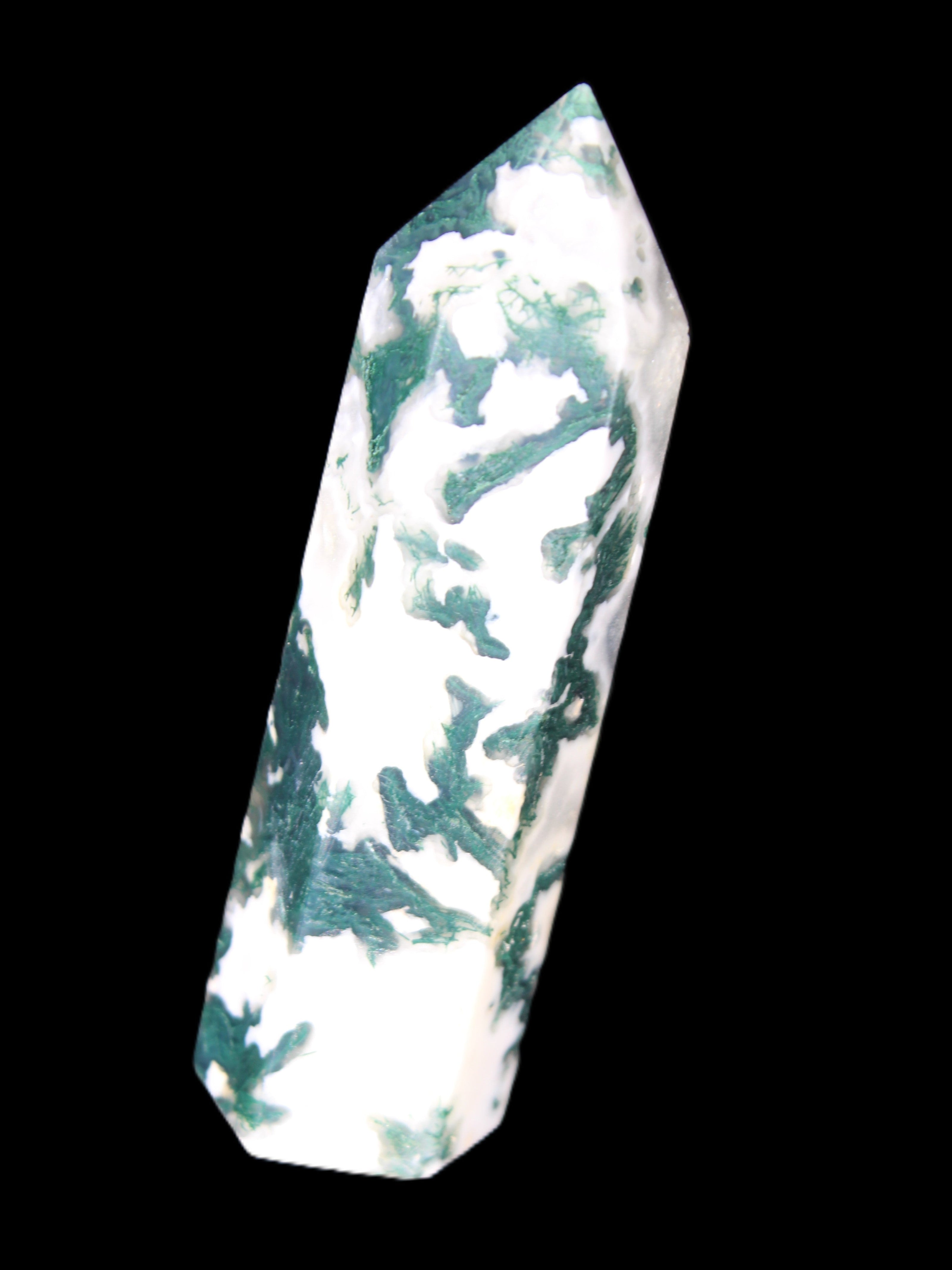Moss Agate wand 85mm 76g Rocks and Things Store