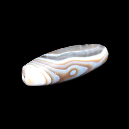 Gobi Eye Agate from Mongolia drilled bead 46.5*15mm 17g Rocks and Things Store
