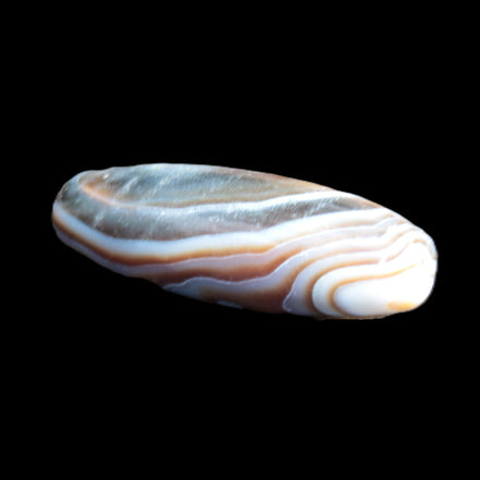Gobi Eye Agate from Mongolia drilled bead 46.5*15mm 17g Rocks and Things Store