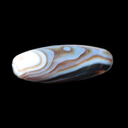 Gobi Eye Agate from Mongolia drilled bead 46.5*15mm 17g Rocks and Things Store