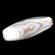 Gobi Eye Agate from Mongolia drilled bead 46.5*15mm 17g Rocks and Things Store