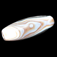 Gobi Eye Agate from Mongolia drilled bead 46.5*15mm 17g Rocks and Things Store