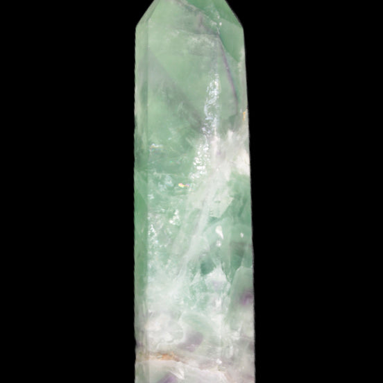 Fluorite obelisk 97*21*25mm 107g in sunlight - Rocks and Things Store