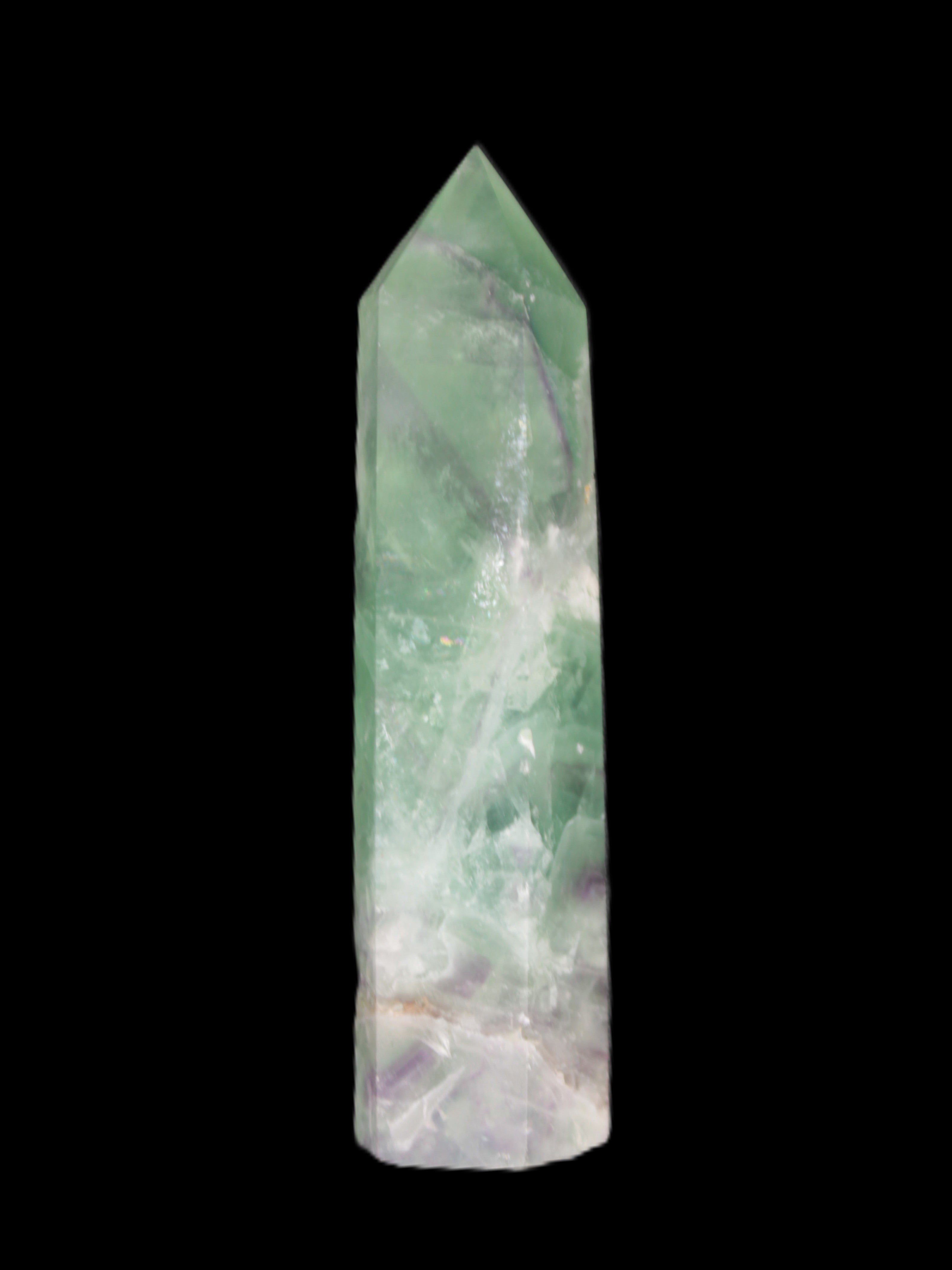 Fluorite obelisk 97*21*25mm 107g Rocks and Things Store
