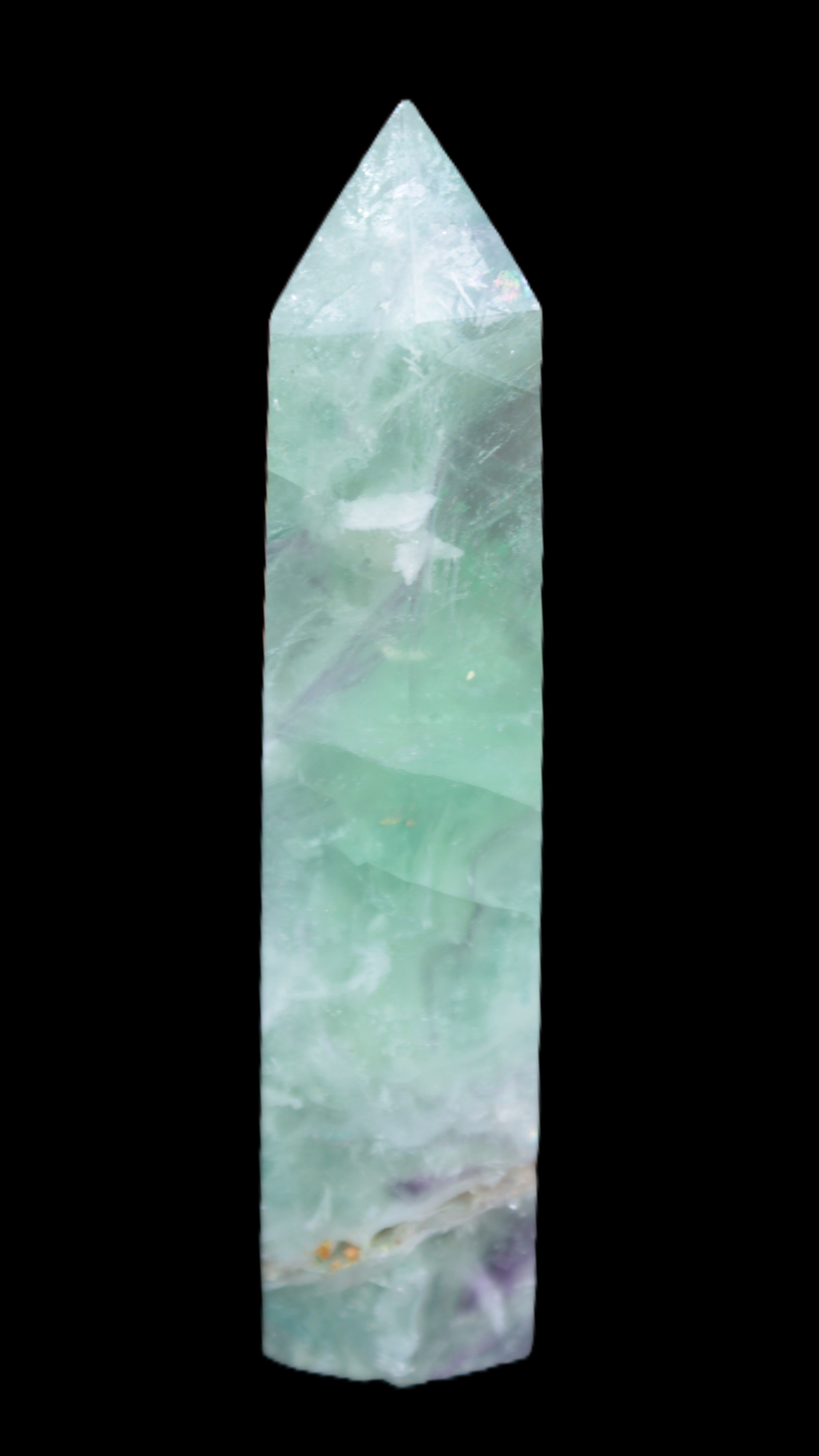 Fluorite obelisk 97*21*25mm 107g Rocks and Things Store