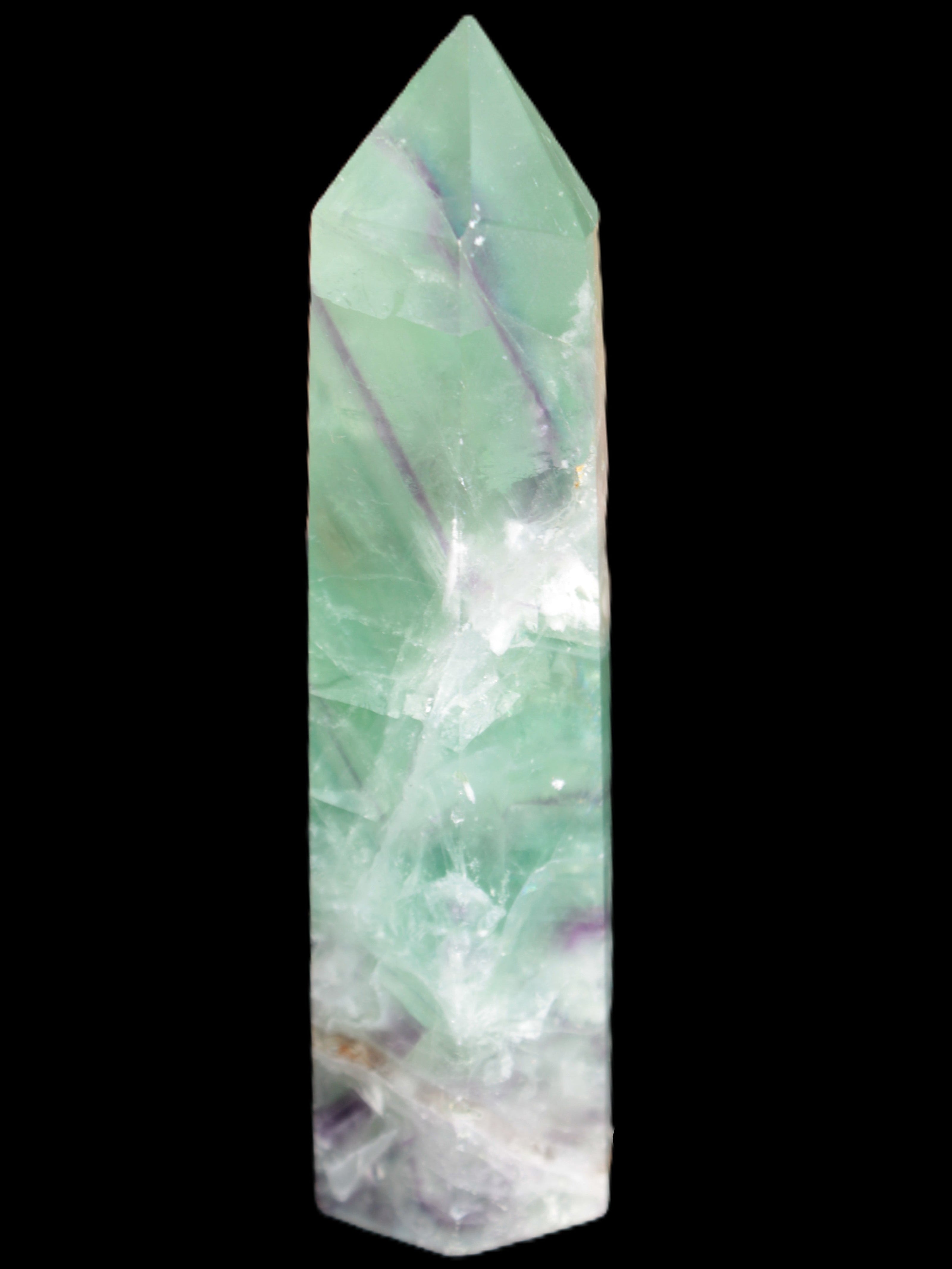 Fluorite obelisk 97*21*25mm 107g Rocks and Things Store