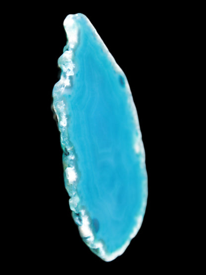 Blue Agate slice 66*4*32mm 15g Rocks and Things Store