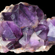 Amethyst geode cluster 115*90*85mm 1270g in sunlight - Rocks and Things Store