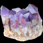 Amethyst geode cluster 115*90*85mm 1270g in sunlight - Rocks and Things Store