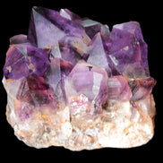 Amethyst geode cluster 115*90*85mm 1270g in sunlight - Rocks and Things Store